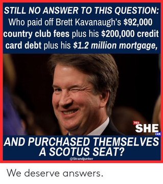 TheShoeLady33's tweet image. #KavanaughisCompromised