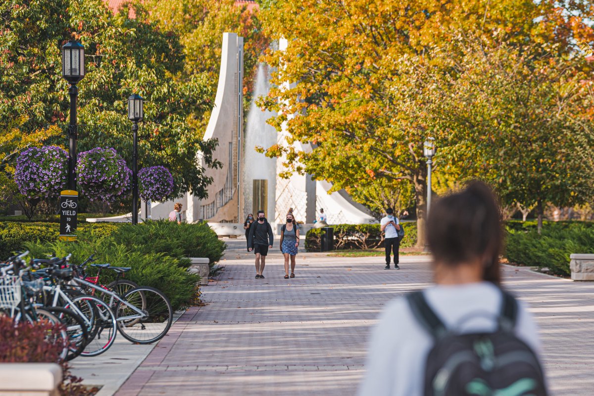 It's officially #Fall on campus, Boilermakers! 🍂 Time to take a deep breath and enjoy the beautiful colors around campus. #PurdueUniversity