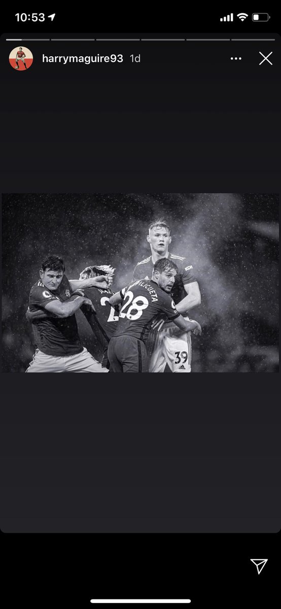 DLBootroom's tweet photo. @richardajkeys Maguire has a point here. This was the corner Man Utd had before his incident and yet no one is talking about James not even looking at the ball holding onto Maguire? Obviously this is a penalty too don’t you think? https://t.co/84Kcto5tGD