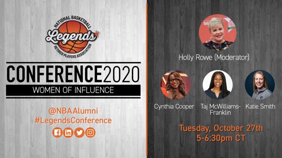 sportsiren's tweet photo. Ladies night for the โฆ@NBAalumniโฉ Legends discussion tonight. Join us for insight to the incredible careers and next chapters for these @wnba Legends https://t.co/mDZJRdiUHA