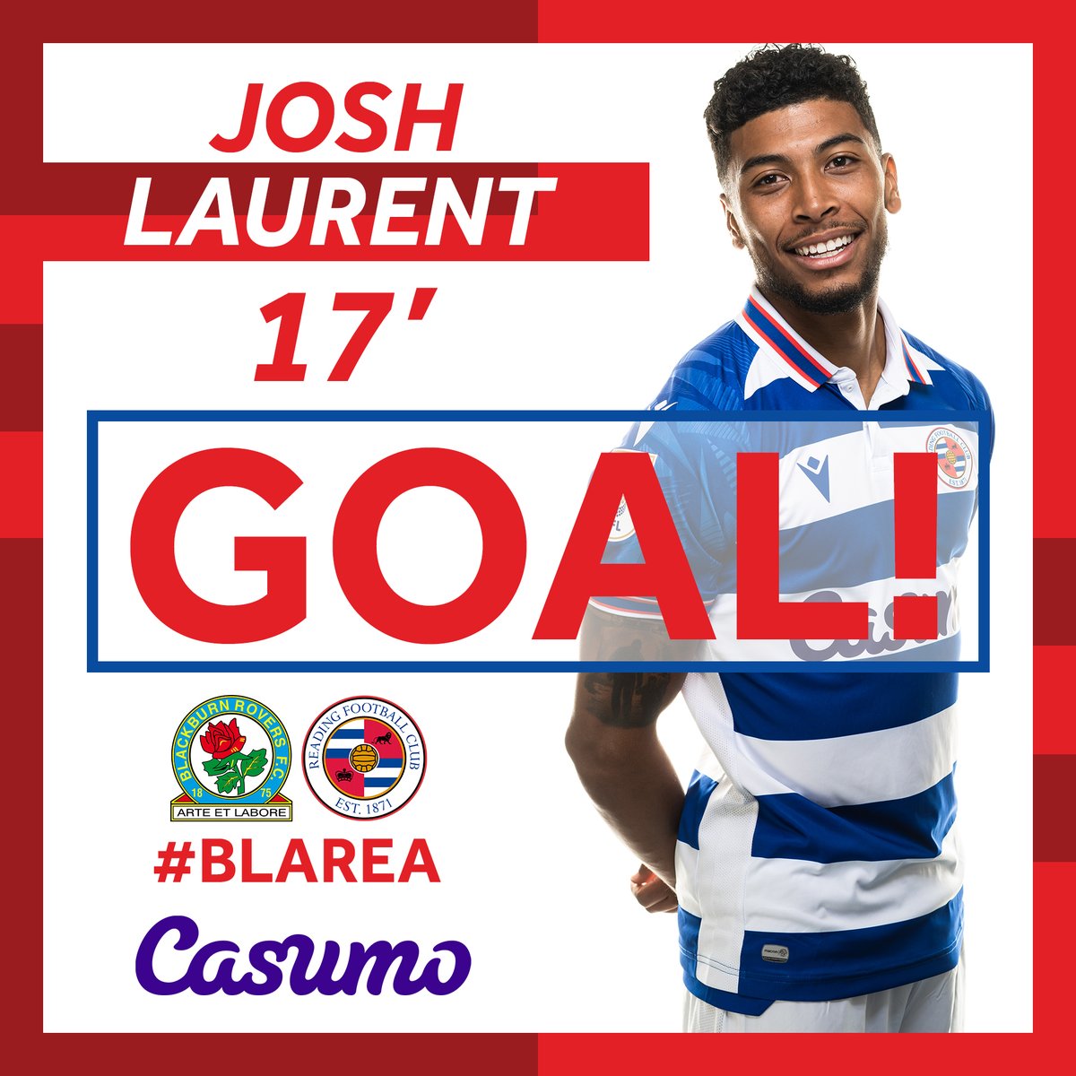 ReadingFC's tweet image. 😄 LAAAUUUREENT!

3-1 to the Royals through @JoshLaurent28!

#BLAREA | 1-3