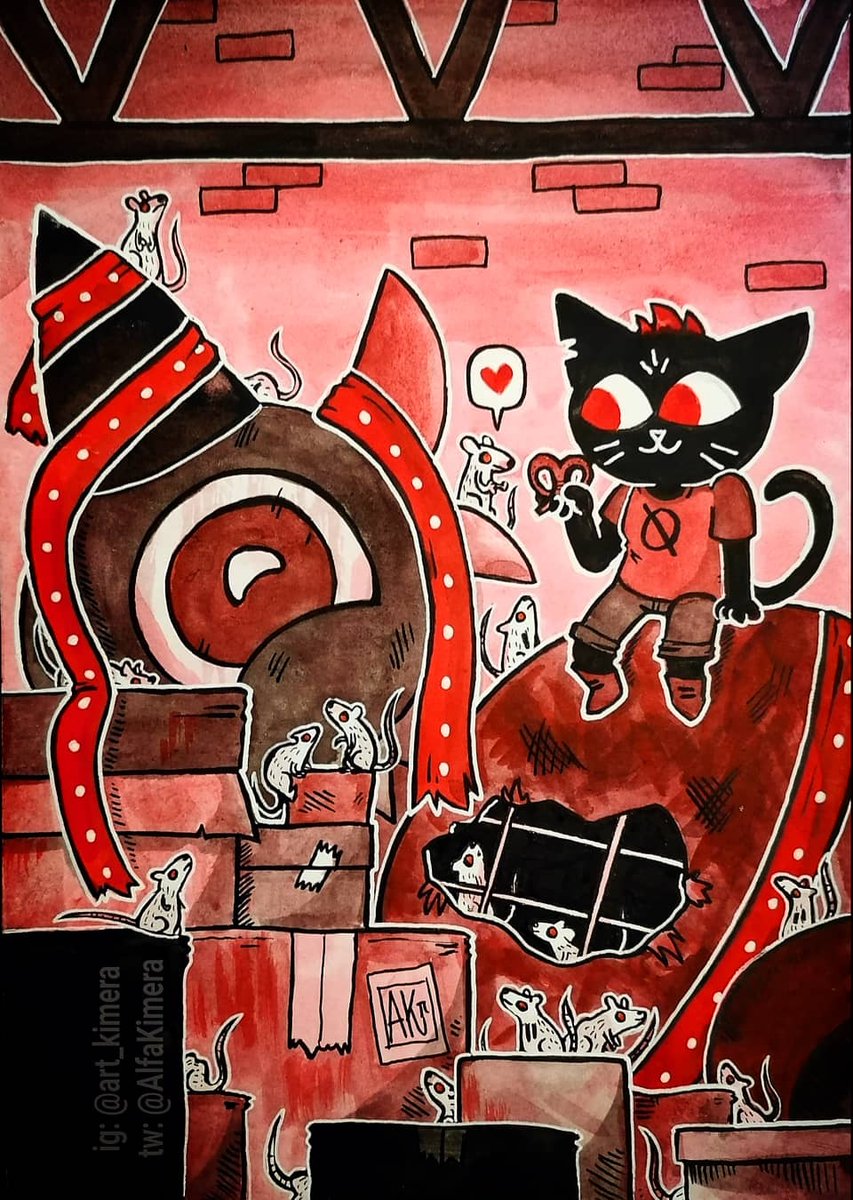  #Maetober2020 day 27: Rats"Mallard forever"  #nitw  #nightinthewoods  #drawtober  #drawtober2020  #artober  #Artober2020  #inktober2020  #inktober