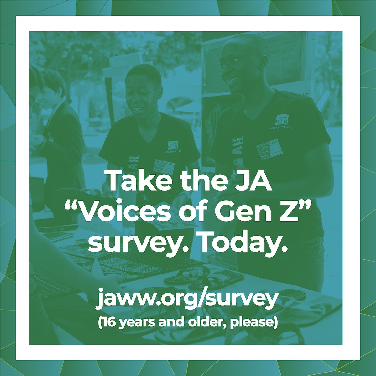 Hey, #GenZ! You have ideas and opinions about school, work, and the future—and we want to hear them. Make your voice heard, then enter to win prizes! jaww.org/survey #raiseyourvoice #future #education <a href="/INJAZAlArab/">INJAZ Al-Arab</a> <a href="/JA_Europe/">JA Europe</a> <a href="/JAAmericas/">JA Americas</a> <a href="/jaasiapacific/">JA Asia Pacific</a> <a href="/JA_USA/">Junior Achievement</a> <a href="/JA_Africa_/">JA Africa</a>