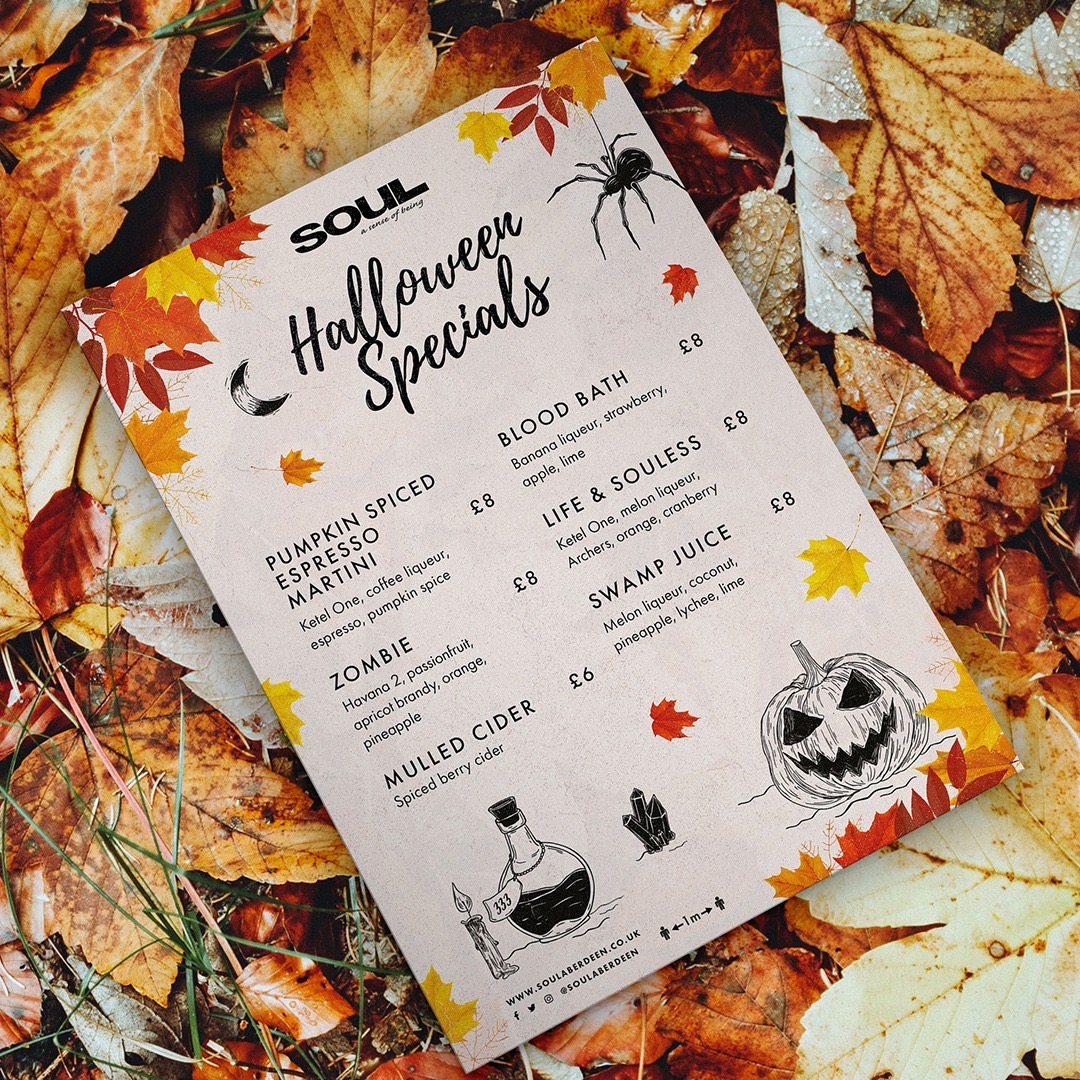 A spooky sneak peak at our Halloween cocktails starting this Thursday 👻

🎃  Swamp Juice 
🎃  Pumpkin Spiced Espresso Martini 
🎃  Zombie

Which one are you brave enough to try? ☠️