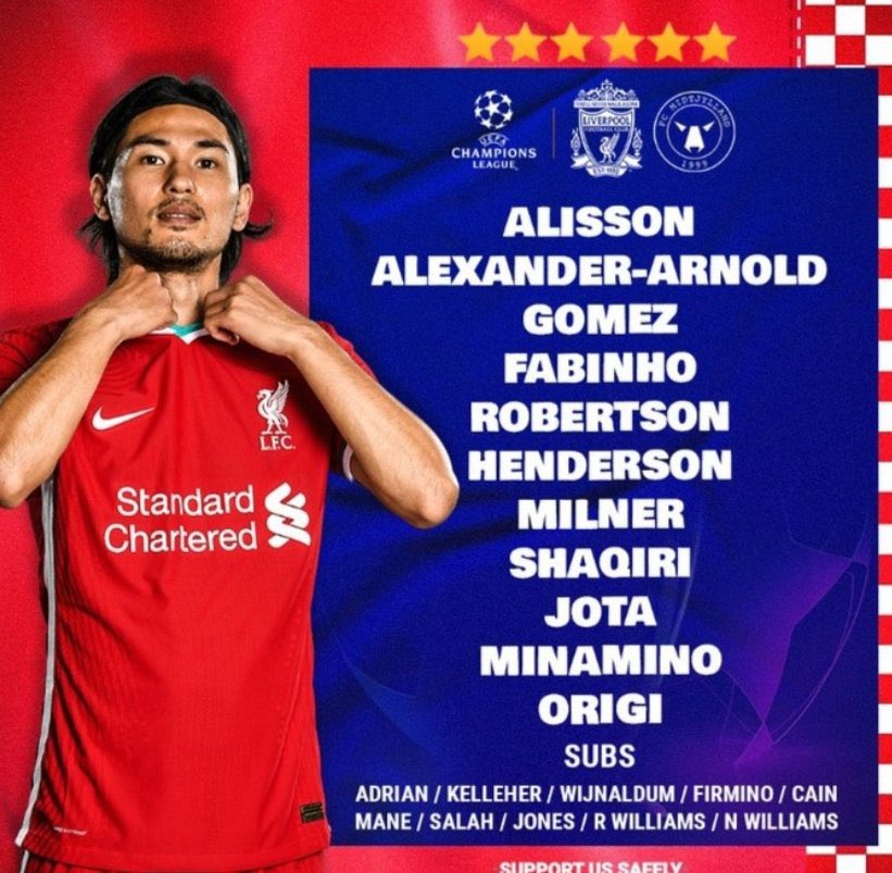 debatedegol's tweet photo. Arrancan los siguientes partidos de #UCL:
🇮🇹 Atalanta 🆚 Ajax 🇳🇱
🇪🇸 Atlético Madrid 🆚 Salzburg 🇦🇹
🇩🇪 Gladbach 🆚 Real Madrid 🇪🇸
🇵🇹 Porto 🆚 Olympiakos 🇬🇷
🏴󠁧󠁢󠁥󠁮󠁧󠁿 Liverpool 🆚 Midtjylland 🇩🇰
🇫🇷 Marsella 🆚 City 🏴󠁧󠁢󠁥󠁮󠁧󠁿
Algunas formaciones confirmadas: https://t.co/75SVfAN5PA