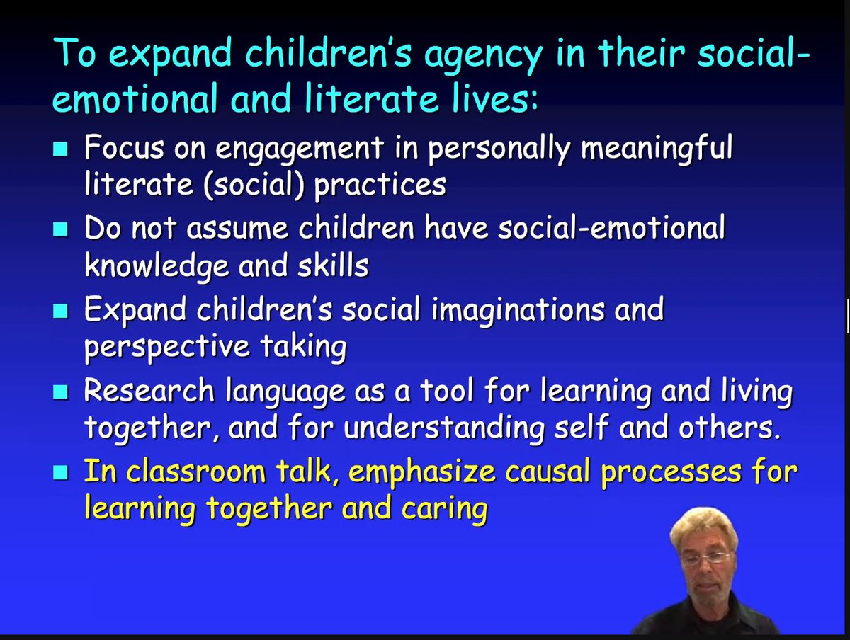 CDownend's tweet image. &quot;Social-emotional learning is clearly rooted in the language arts.&quot; Peter Johnston #LiteracyForAll2020