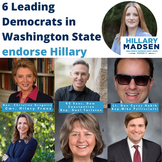 HillaryForJudge's tweet photo. Thank you @kcexec @DowC @cyrushabib @waltgov @GovGregoire @GaelTarleton @friendsofgael @Hilary_FranzCPL @hilaryfranz @MikePellicc for your support! https://t.co/0MR7bMExwJ
