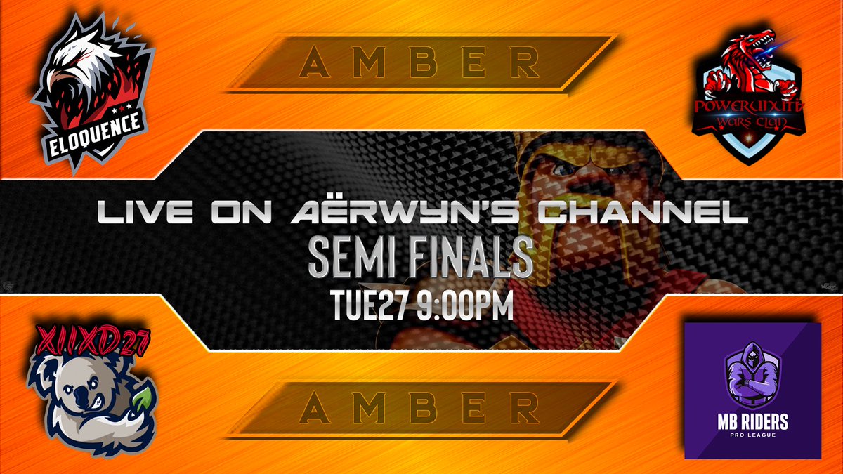 ClashCompanyF's tweet photo. 🇫🇷 Bonsoir, 
Retrouvez maintenant sur la chaîne de @AerwynYtb les playoffs en ligue Amber. Bonne soirée 🇫🇷

🇺🇸Hello,
Come and watch now, on Aërwyn channel, the playoffs in Amber league.
Clash on. !🇺🇸  

https://t.co/b8Mokg67JO https://t.co/FKKMO0OTga