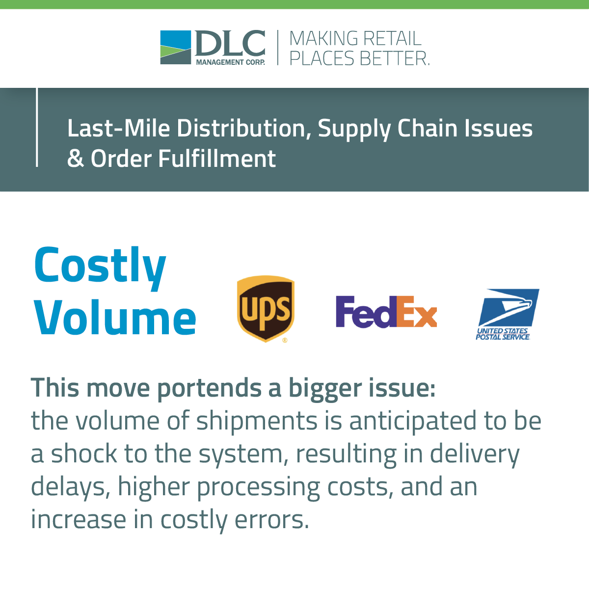 DLCManagement's tweet photo. A Major Challenge Facing Pure-Play eCommerce Brands:
Last-Mile Distribution, Supply Chain Issues & Order Fulfillment. #brickandmortar #cre #retailrealestate #thestorewon #omnichannel #ecommerce #retail #holidayseason https://t.co/8Hx0v9iGqI