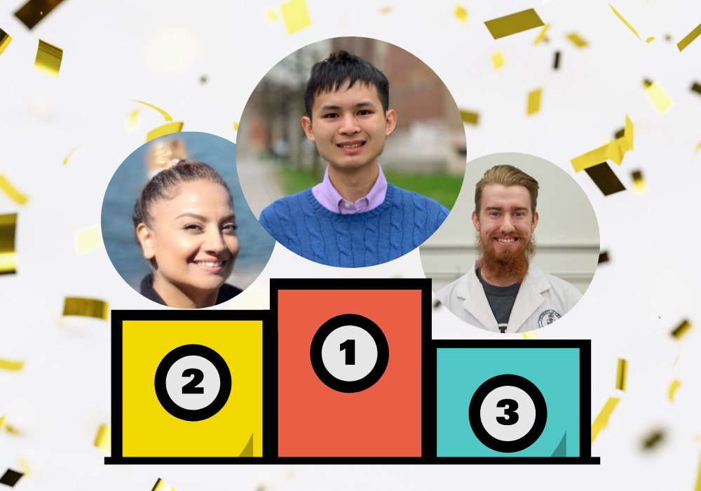 uoftmse's tweet photo. Congrats to our Ph.D. Candidates, Jonathan Kong, Nahid Molaei and Michel Haché who came out on top in the virtual challenge at #AnnualCOM Hosting #Uranium2020. https://t.co/2hVxJGajAr