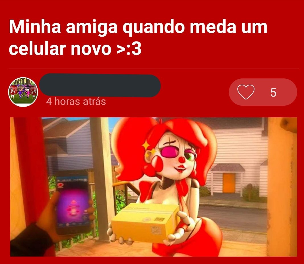 FNaFImages's tweet image. A sua amiga também te dá um celular novo?