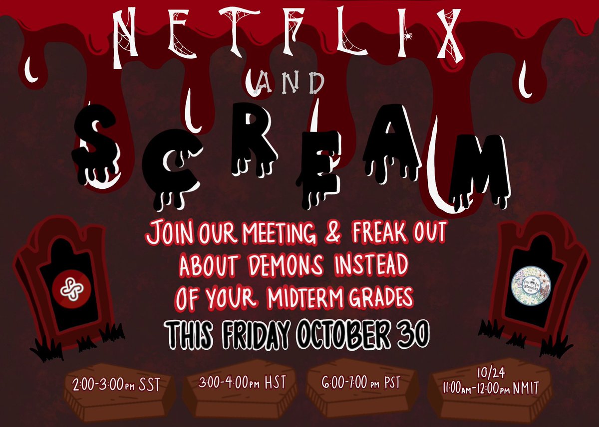 PSU Pacific Islanders Club (@psu_pic) on Twitter photo Let’s end this frightful week of midterms with a Zoom Netflix Watch Party! 🎥🍿🎬
Please come & join us as we scream our way through the first episode of the horror series, “The Haunting of Hill House,” on Halloween Eve Oct. 30th <a href="/6/">Adrián Lamo</a>:00-7:00pm. 🎃🍿 Let’s end this frightful week of midterms with a Zoom Netflix Watch Party! 🎥🍿🎬
Please come & join us as we scream our way through the first episode of the horror series, “The Haunting of Hill House,” on Halloween Eve Oct. 30th <a href="/6/">Adrián Lamo</a>:00-7:00pm. 🎃🍿