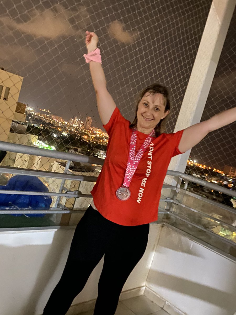 EsmeYona's tweet photo. Yes!! I did it I just ran/walked the 4 km in the #liferun, the Israeli race for women 2020!
My time also covered approximately 2*20 mins for the #2020CyclingChallenge in support of @mariecurieuk.
#MyPeakChallenge #SamHeughan https://t.co/RNGJ274JAK