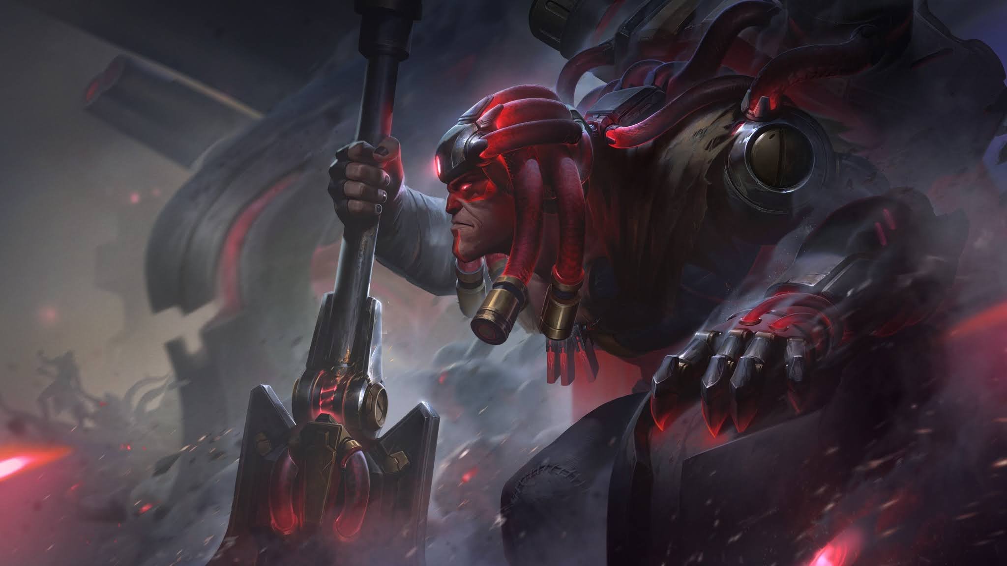 Jumaralo Hex on Twitter: "Resistance Yorick "With the rise of the Battlecast  armies, Yorick found to his horror that the living minds Viktor fused to  his machines bound the souls of his