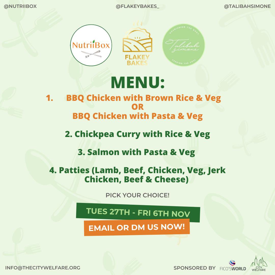 talibahsimone's tweet photo. Today was amazing! I delivered some of the free school meals to families in East Ldn AND we’ve just partnered with Flakey Bakes and their freshly made patties!

Keep spreading the word to reach families who are in need of food 💚 https://t.co/EyaTntiM2K