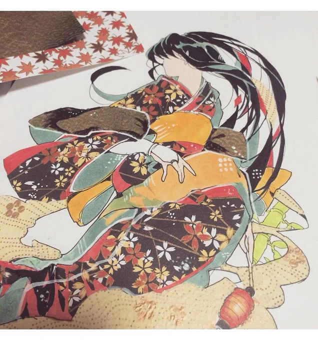 折り紙絵とかもね ぽく撮ってたね 