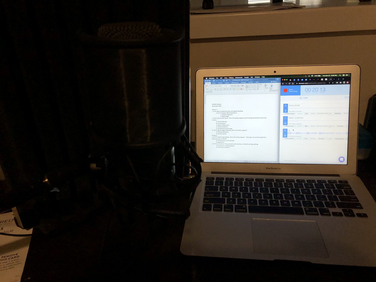 Drew Kalnow (@dkalnow) on Twitter photo Recording <a href="/OhioHealthEMS/">OhioHealth EMS</a> November podcast talking #OBGYN emergencies. #EMS
ohiohealthems.com/classes/online… Recording <a href="/OhioHealthEMS/">OhioHealth EMS</a> November podcast talking #OBGYN emergencies. #EMS
ohiohealthems.com/classes/online…