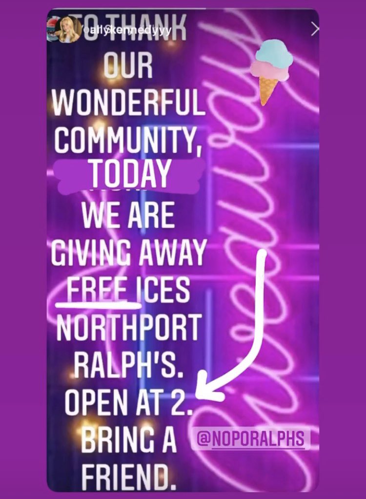 Come by our NPT location for FREE ices to end off this season! We thank everyone in the community for such a great season and can’t wait to be back! 🍦😊