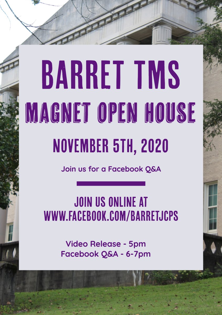 Amy Strite (@amystrite) on Twitter photo We are excited to get to meet with 5th grade families! Spread the word...we are going to be talking about #excellence and sharing what it means to be a Hilltopper soon! #virtualopenhouse #TheHill <a href="/barretjcps/">Barret TMS</a> We are excited to get to meet with 5th grade families! Spread the word...we are going to be talking about #excellence and sharing what it means to be a Hilltopper soon! #virtualopenhouse #TheHill <a href="/barretjcps/">Barret TMS</a>