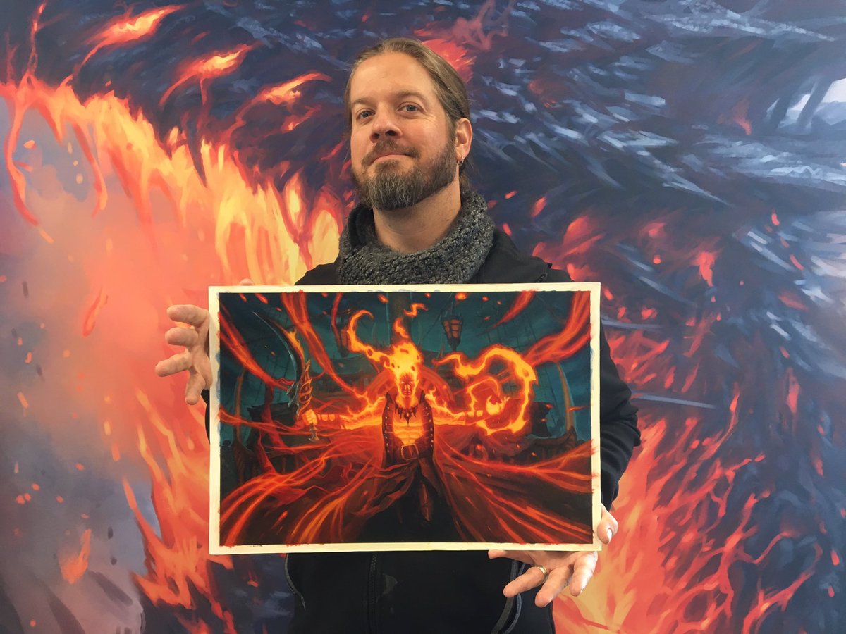 This is my favorite Magic painting that I have done so far. Art Director: Andrew Vallas #mtg #MTGCMR