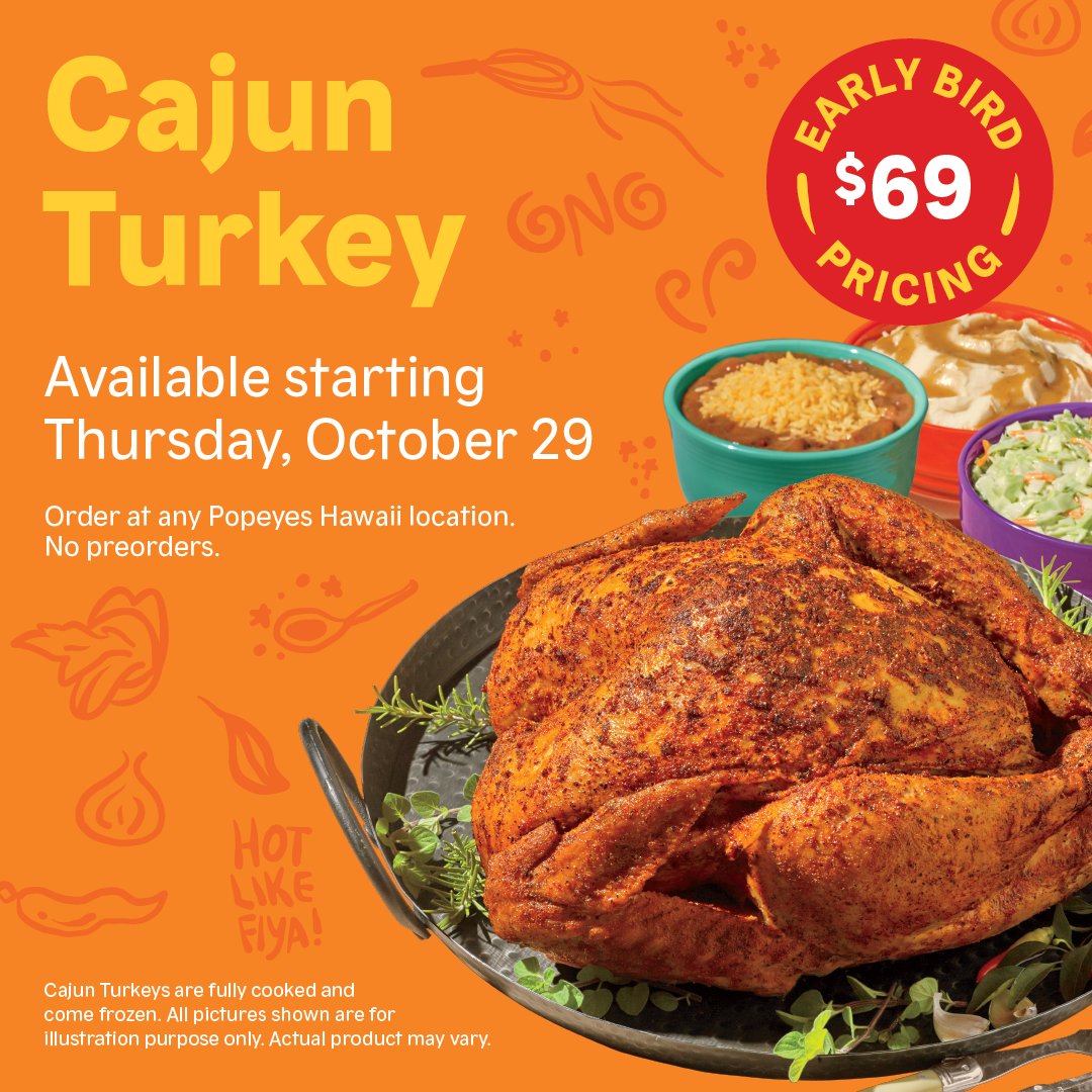 Popeyes Hawaii on Twitter "Ready to gobble up more Popeyes? Our Cajun
