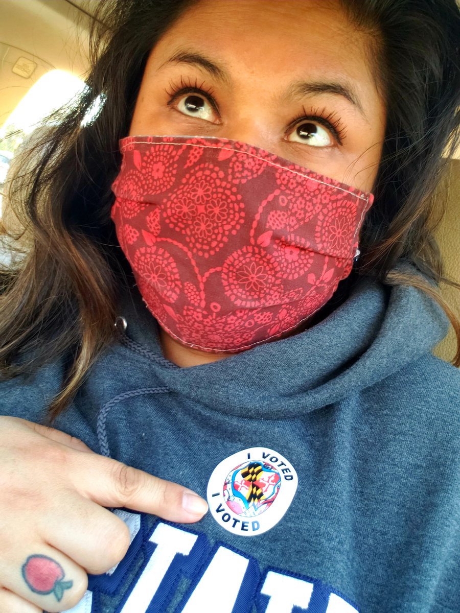 MChedick's tweet photo. Whoop whoop!! Mrs. Chedick performed her civic duty today!!
#EarlyVotingMD
🇺🇲🇺🇲 https://t.co/RYgOHUZlVW