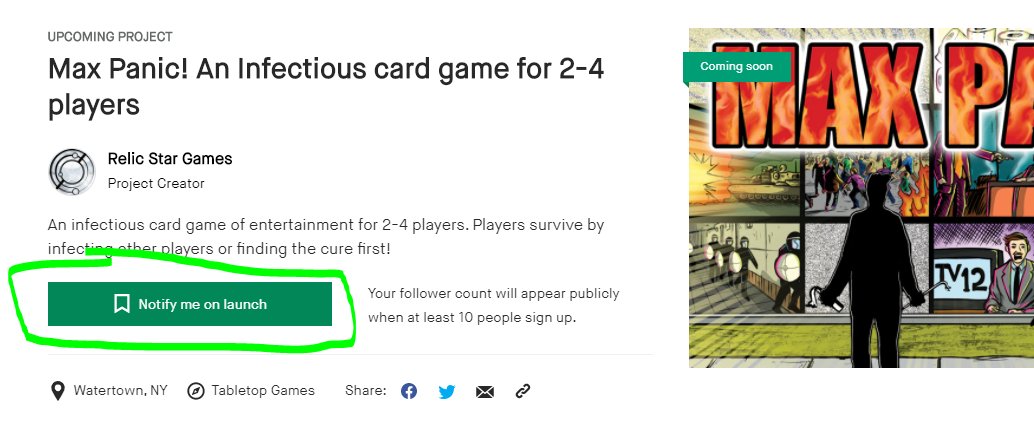 ukwnuniverse's tweet photo. Great news! Project just got approved on #Kickstarter for #MaxPanic!
WHICH MEANS, The PRE LAUNCH PAGE IS UP! I plan on launching in 2 weeks.
Stay notified by clicking the "Notify me on Launch"
GET HYPED!!!!!!!!
https://t.co/FURy2l2ZAi https://t.co/c7jk9gQly1