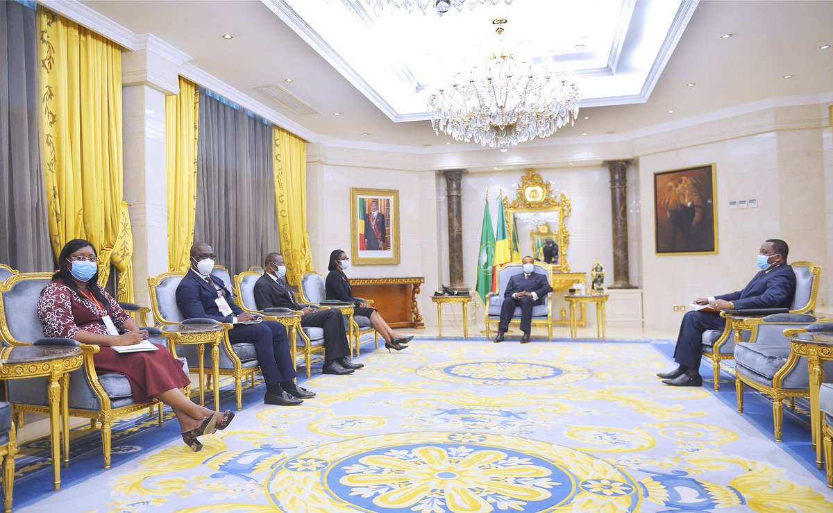 A l'occasion de ma présence ce jour à Brazzaville, j'ai été chaleureusement reçue par SEM Dénis Sassou Nguesso. Je lui ai transmis un message de la part du <a href="/PresidentABO/">Ali Bongo Ondimba</a>, qui est un fervent partisan et un promoteur acharné de l'intégration en Afrique centrale.