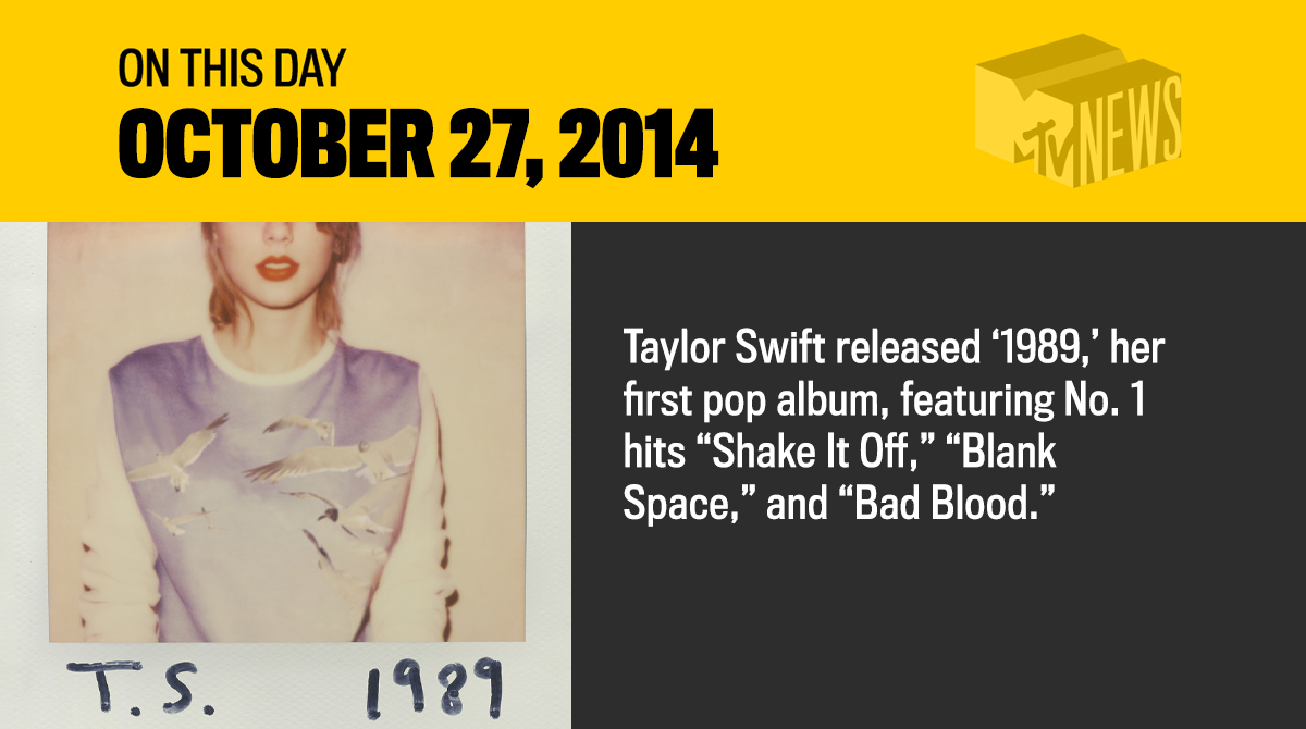 Mtv News Taylorswift13 S First Pop Album May Be 6 Years Old Today But Every Time I Listen To Blank Space It Still Feels Like The First Time 6yearsof19 T Co Okmxw6lpx9