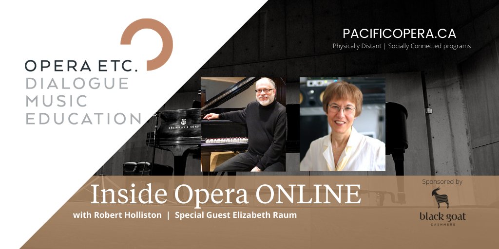 PacificOperaVic's tweet photo. PREMIERES | Friday, Oct 30, 1PM (PST) 
This week for #InsideOpera, Robert Holliston interviews Canadian composer Elizabeth Raum! Her work, THE GARDEN OF ALICE, is being created as an opera on film by Pacific Opera, to be released early 2021

Learn more at https://t.co/vdwVHAYKjN https://t.co/0j0YPiYaSd