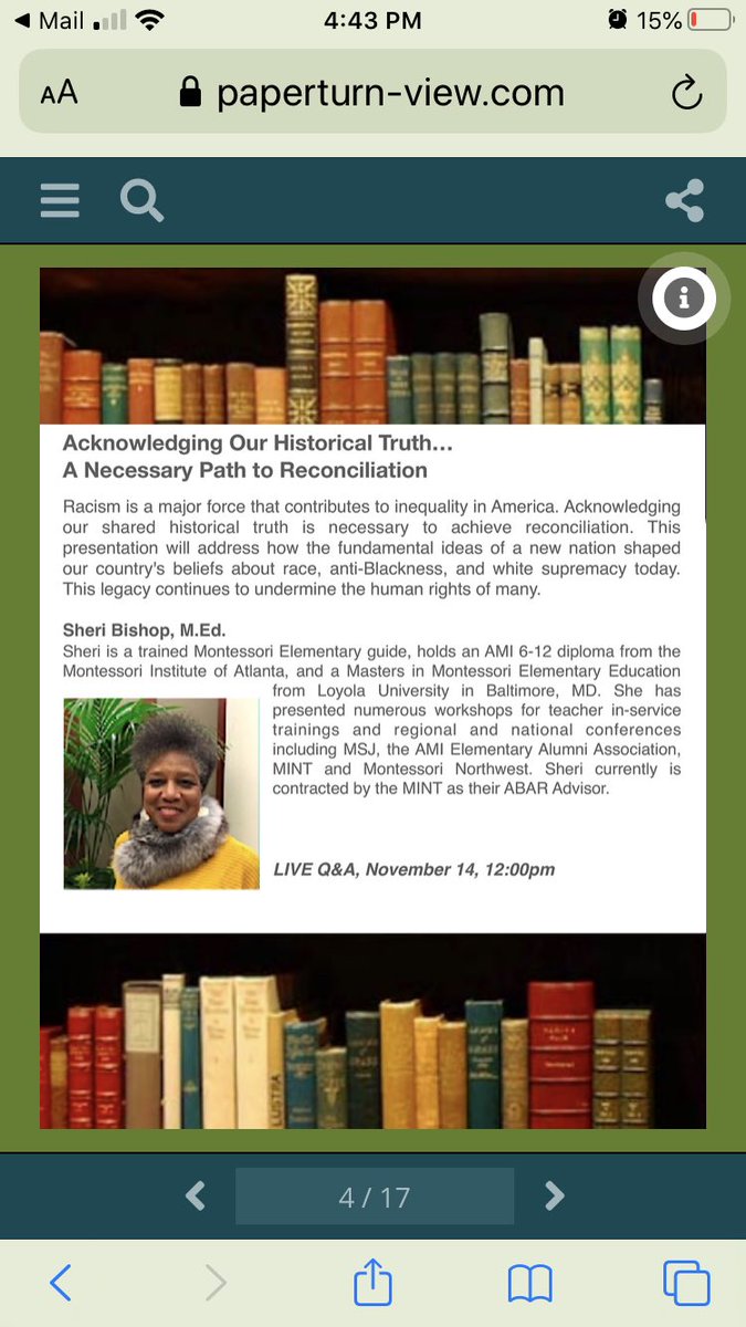 AyizeS's tweet photo. Yes! Coming soon the 2020 ⁦@VMontessoriA⁩ (VMA) Virtual Conference with funds benefiting the #BlackMontessoriEducationFund (#BMEF)! ⁦@MontessoriAMI⁩ ⁦@amshq⁩ ⁦@IndigenousChLdr⁩ ⁦@BetterWayFdn⁩ ⁦@montessori4sj ⁦@colleenwilkin⁩ ⁦@stinastein https://t.co/AEuSgYUthX