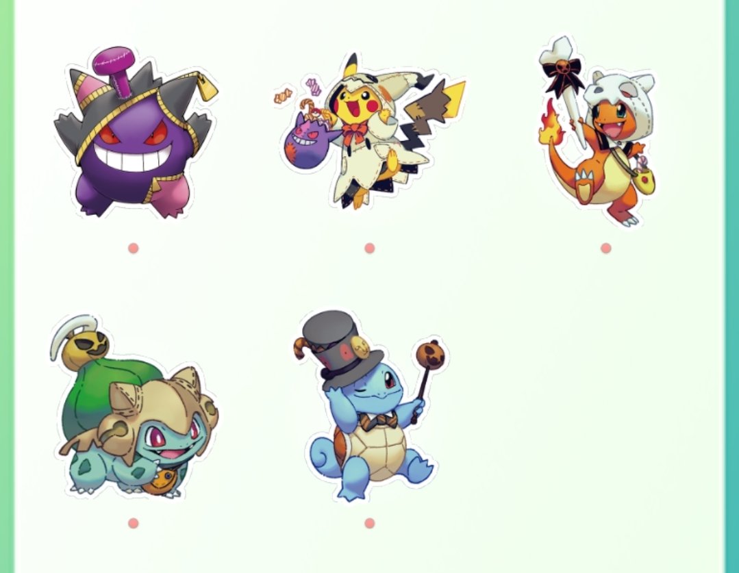 PokéXperto on X: El resto de Pegatinas de Halloween se pueden comprar en  la Tienda de Pokémon GO  / X