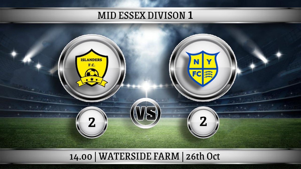 ⚽️⚽️ RESULT ⚽️⚽️

<a href="/IslandersFC/">Islanders F.C.</a> 2 - 2 <a href="/notley_fc/">Notley FC Mens</a> 

A good competitive game which ended in a draw. Game could of gone either way. 

Goalscorers:
<a href="/rickysisley/">ricky sisley</a> ⚽️
<a href="/RossiCasson8/">Ross Casson</a> ⚽️