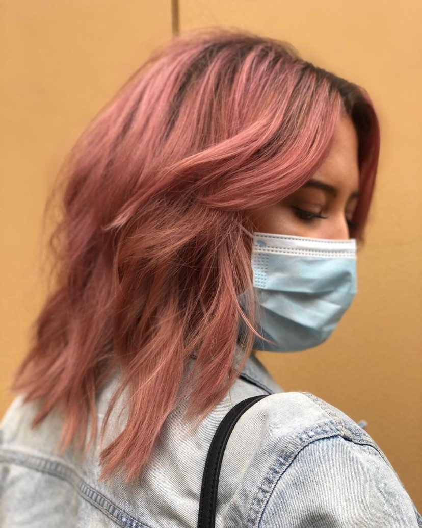 Fresh, layered look! Cut done by Brylee - Alderwood