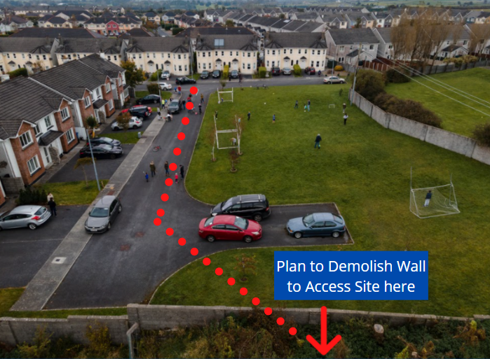 DroimNa's tweet photo. PLEA TO PROTECT DROIM NA CILLE 
1/1 This is the route that huge construction traffic would have to travel to get to the proposed development site from the main Caheronaun road, along with all associated delivery trucks, lorries, vans and construction workers vehicles. https://t.co/N1PbfjoQXL