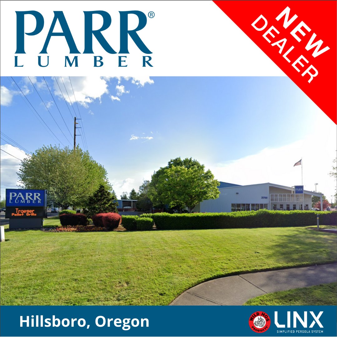 Welcome to our new LINX Pergola dealer, Parr Lumber in Hillsboro, OR.  parr.com  linxpergola.com

#diypergola #pergolabrackets #pergolakits #backyarddiy #parrlumberco #hillsborooregon #custompergola #outdoorspace #wildhogproducts #diyprojects