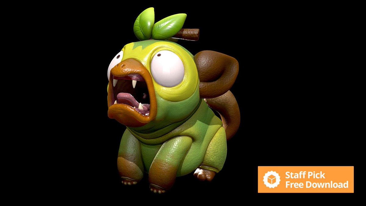 Sketchfab's tweet photo. New Staff Pick, free to download: Monke by @NWilly_Art. Check it out in #3D, #AR or #VR: https://t.co/G2POAgzo6h 

#fanart #cute #pokemon #gross #pocketmonsters #scream #pokemonster #pokemonmodel #pokemon3d #pocketmonster #nintindo #game https://t.co/gxXdLcXaal