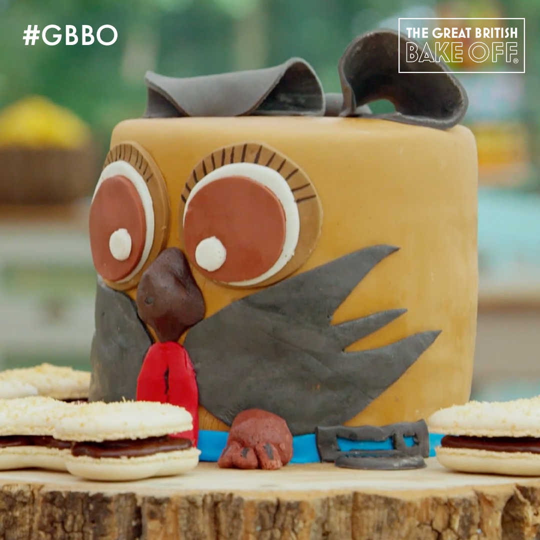 It’s the ulti-mutt dog bake creation!
Here’s Marc with his Hamish The Dog Kawaii Cake Showstopper. #GBBO
