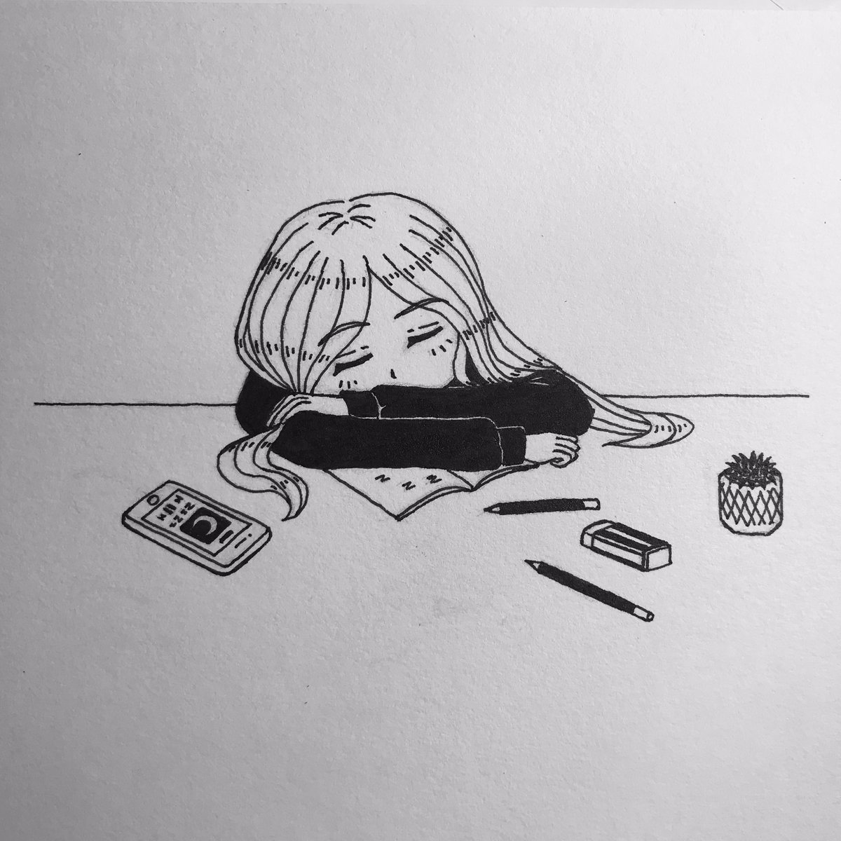 marenchan_'s tweet photo. Day 23: Sleep
Following @purinnari_ prompt list
#purintober2020 #inktober2020 #inktober #sleepy #sleeping #tired https://t.co/V8G6XjOG4m