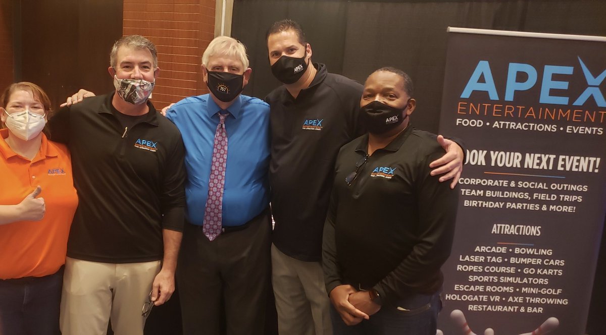 Virginia Beach Mayor Bobby Dyer (@bobbydyervb) on Twitter photo I enjoyed meeting the Apex Entertainment team at last night’s <a href="/Chamber757/">HR Chamber</a> trade show. Apex is coming to VB and bringing 85,000 square feet of fun for all ages- including bowling, VR, bumper cars, and over 95 arcade games. Looking forward to the ribbon cutting in December! I enjoyed meeting the Apex Entertainment team at last night’s <a href="/Chamber757/">HR Chamber</a> trade show. Apex is coming to VB and bringing 85,000 square feet of fun for all ages- including bowling, VR, bumper cars, and over 95 arcade games. Looking forward to the ribbon cutting in December!