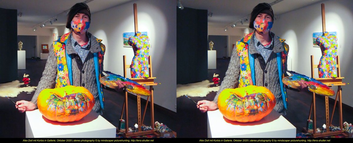 mind_scaper's tweet photo. Alex Doll - Kürbis und Blumenbüste
#painter #maler #painting #flowerpainter #blumen #artist #art #kunst #alexdoll #kürbis #pumpkin
#exhibition #ausstellung
#parallelview #stereoscopy #stereogram #stereoscopic #stereophoto #stereophotography #stereopair #ilovebern #bärnihadigärn https://t.co/66kLSNwpYj