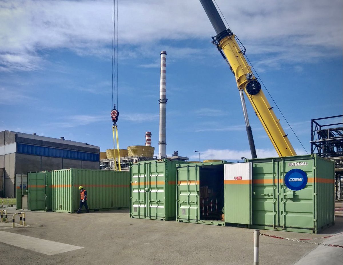 coemicompany's tweet photo. #ValveMaintenance Mobile Workshop-Lab positioning. We are ready to perform the next Power Plant Major #Turnaround - Ravenna - Italy. #EniPower #Coemi #CoemiVedGroup https://t.co/YzJfnfl2qz