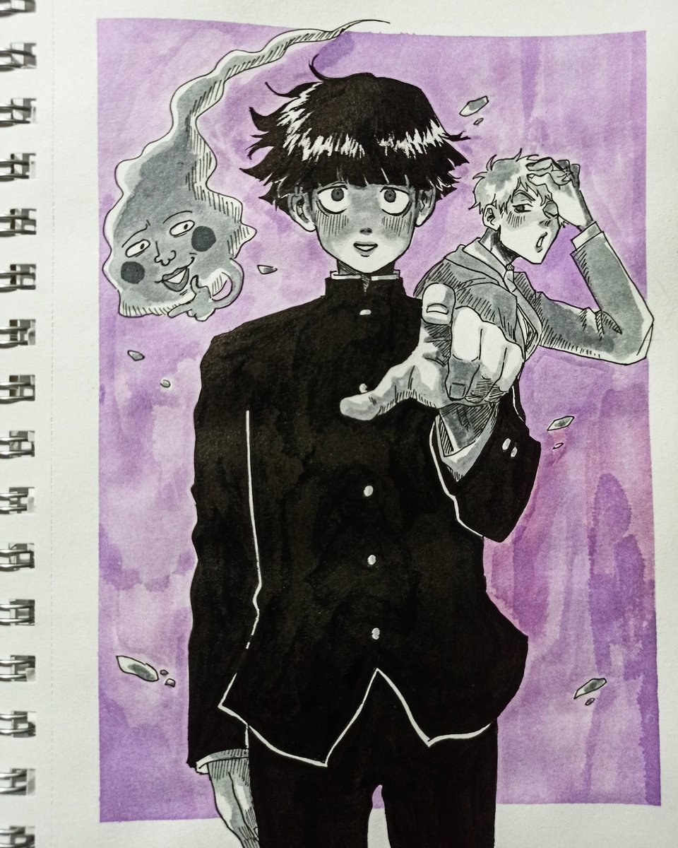 -- Drawtober Day 27 --

I had to put some mob in this challenge

#mp100 #drawtober2020 