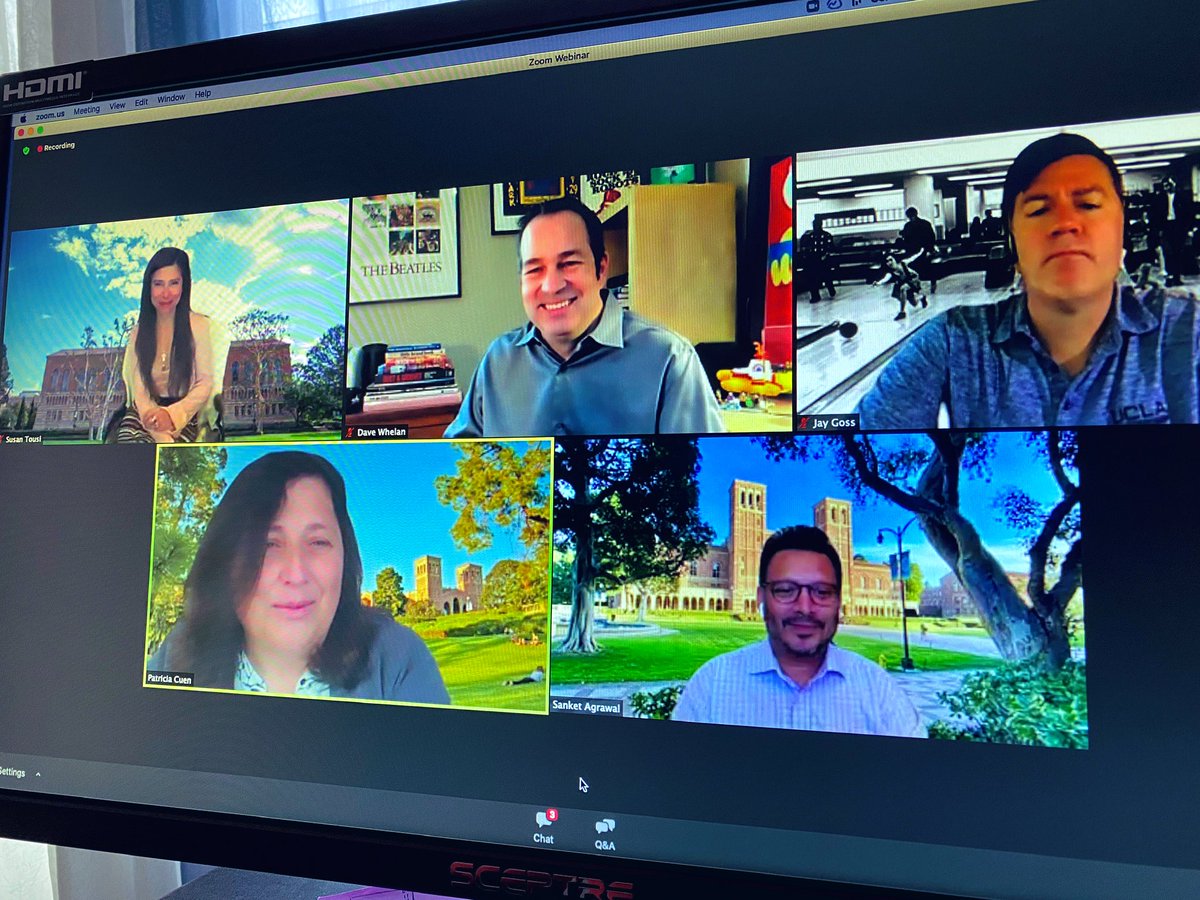 BioscienceLA's tweet image. Great @uclaanderson Worldwide Welcome Weeks panel “Future Fast-forwarded: Healthcare During COVID &amp;amp; Beyond” with @BioscienceLA CEO @djwhelan &amp;amp; Founding Sponsors @Amgen @CedarsSinai, as well as @illumina  and @Wavemaker_VC