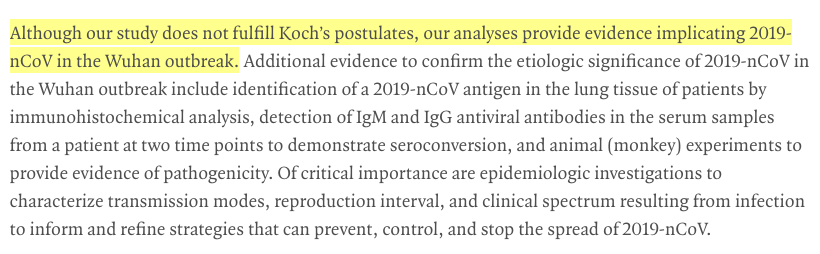 70/124 Spoiler 1:No real isolate exists,no properly filtered & purified virion-particle has ever been obtained.The term 'isolation' got corrupted and has no real  #clinical  #value/ logical scientific methodology in regards to  #SARSCoV2. It's a  #labpandemic.  https://twitter.com/Bobby_Network/status/1319593292309422080