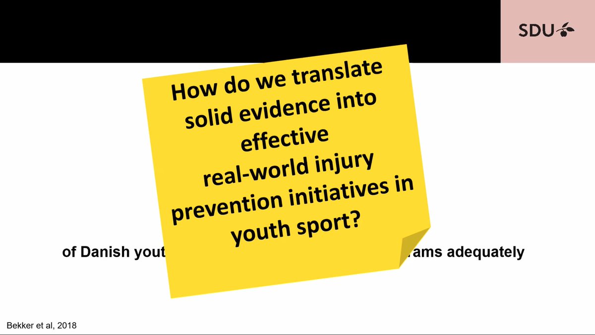 LaTrobeSEM's tweet photo. Student Presentation: Could this be handballs answer to the FIFA 11+?

PhD Candidate Amanda Maria @teglhus presents the "Happy Project" - Translating evidence into effective real-world injury prevention initiatives in youth sport!

#LASEMShowcase #focusonresearch https://t.co/b3UfKqqEdT
