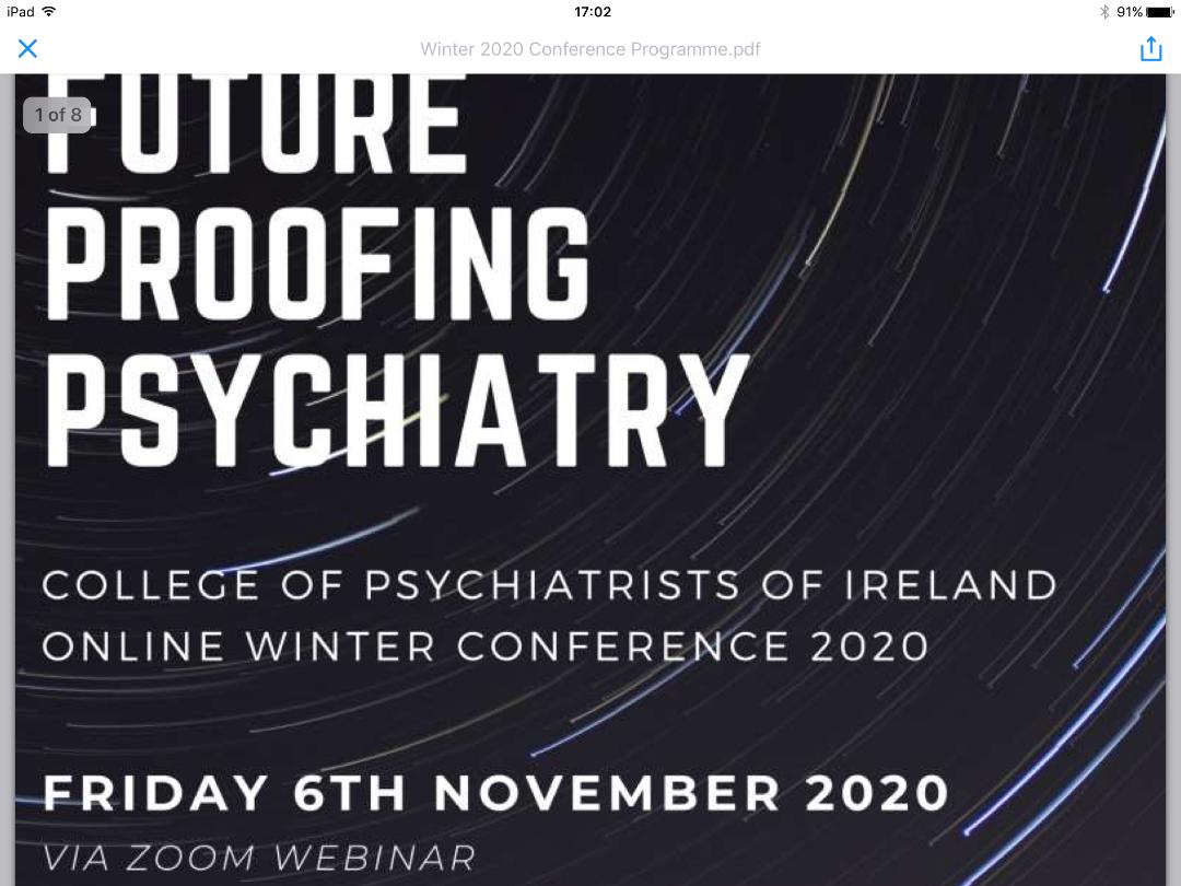 henrypoconnell's tweet photo. Great to see Evolutionary Psychiatry on the programme for the upcoming @IrishPsychiatry Winter meeting!
@RandyNesse @RiadhAbed1 #Evolution #Psychiatry #EvolutionaryPsychiatry @rcpsych @ProfPaulGilbert @davidbusspsych @APA @APAPsychiatric @sapinker @TriversRobert @EvolutionaryMD https://t.co/DgbP3G0Wz9
