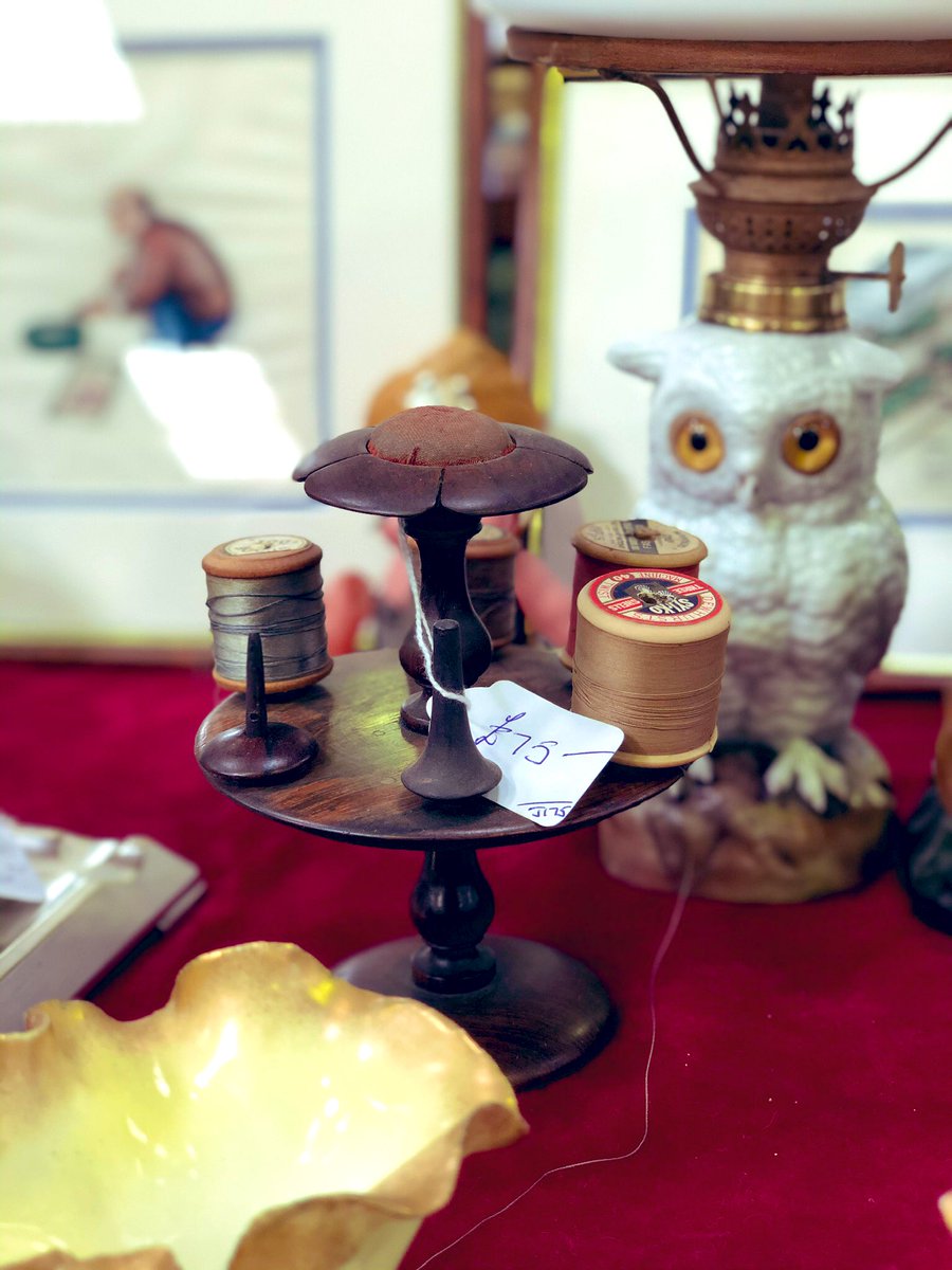 IACFAntiqueFair's tweet photo. This antique thread holder would be such a lovely addition to anyoneβs sewing corner!
A detailed and unique find, join us in Ardingly next week for more high quality items like this!
#iacf #iacfardingly #antiques #antiquefinds #unique https://t.co/0gsTEQjiHf