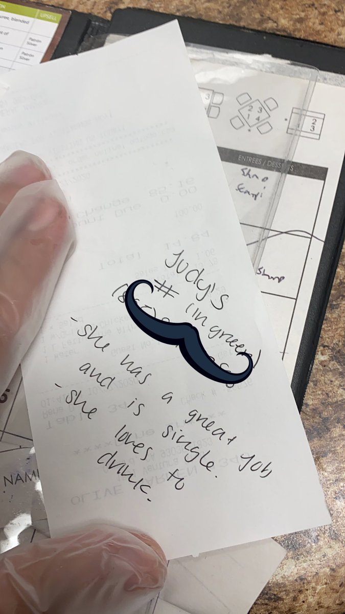 I’ve been a server for about a year now but I have to say this is definitely a first lol might take her up that offer