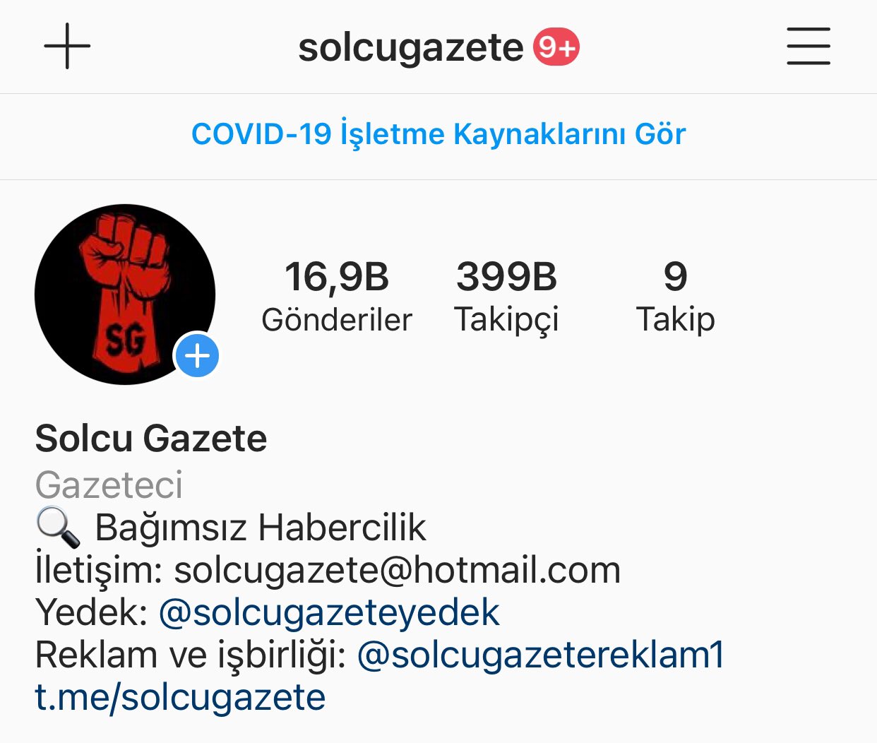 solcu gazete on twitter solcugazete instagram ana hesabi yeniden aktif edildi nerede kalmistik https t co ikhzwunoio twitter
